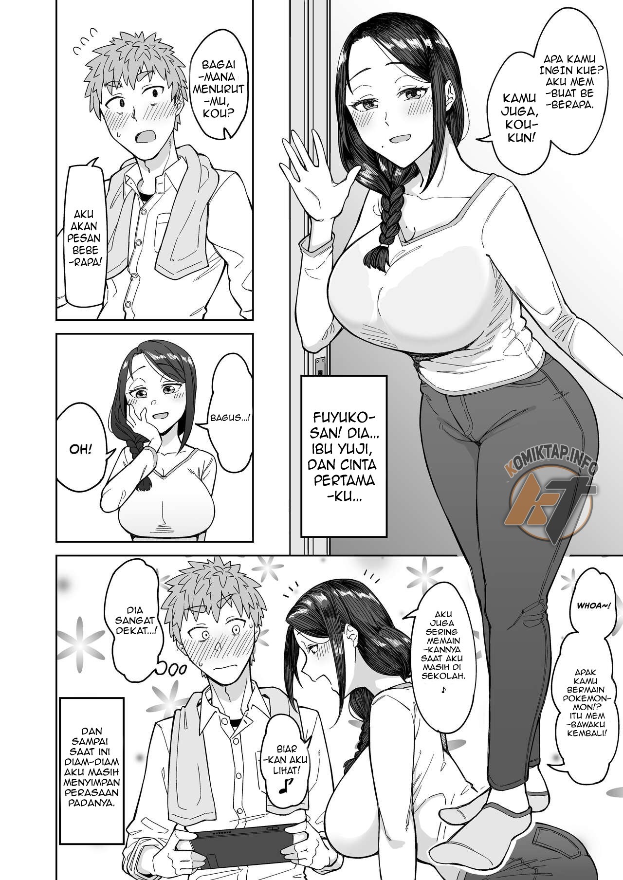 <b>Hatsukoi</b> no Hito wa, Tomodachi no Mama Chapter 1 page 4.